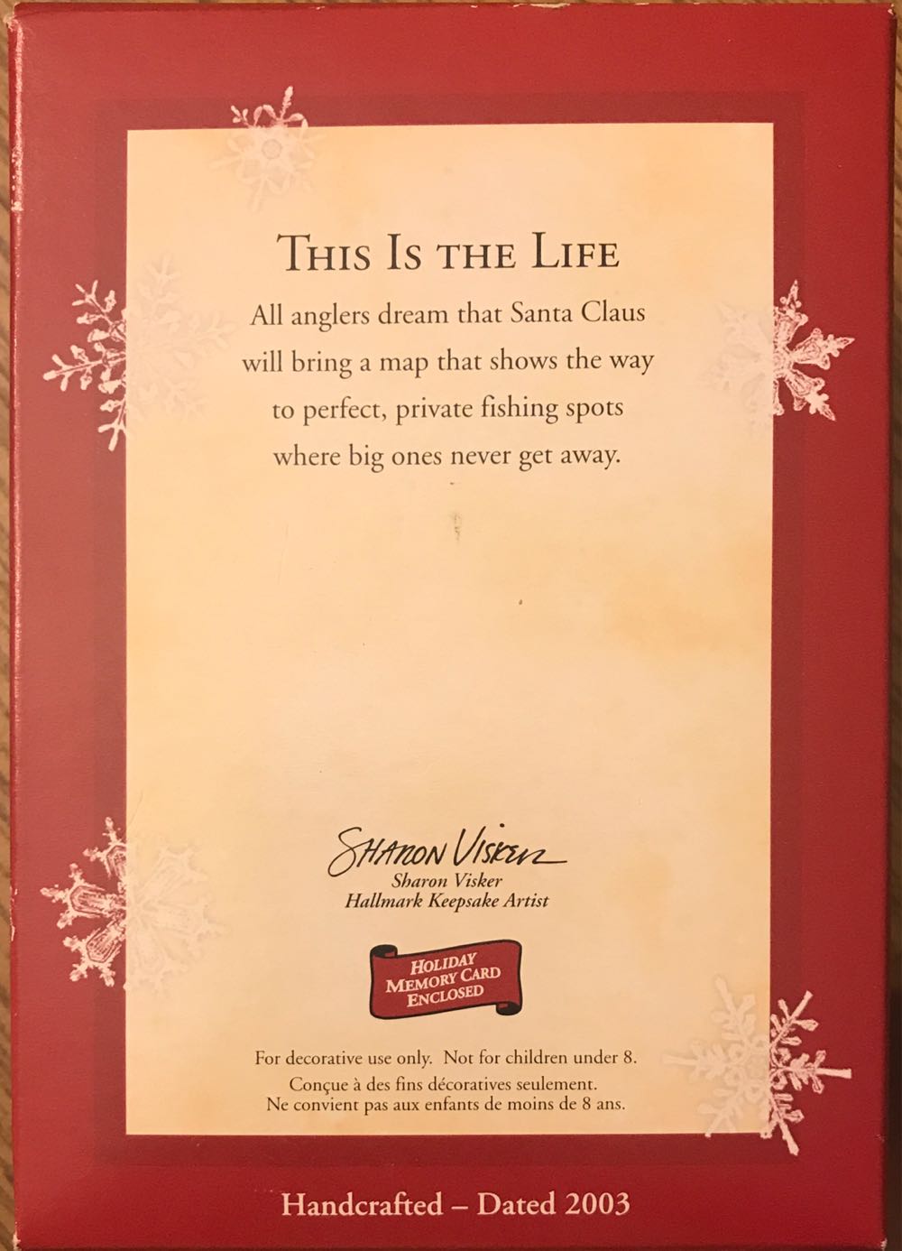 This Is The Life Bear Fishing - Nick and Christopher (Outdoors) ornament collectible [Barcode 015012738186] - Main Image 2