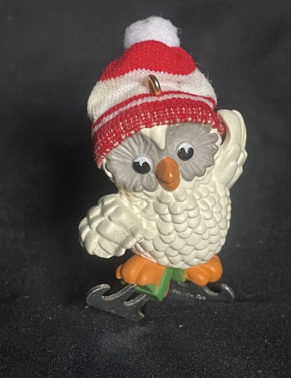 Ice-Skating Owl - Owl (Handcrafted ornaments) ornament collectible - Main Image 2