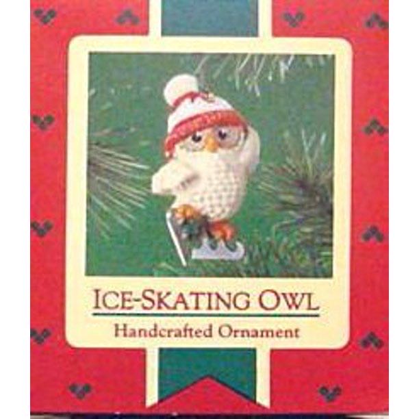 Ice-Skating Owl - Owl (Handcrafted ornaments) ornament collectible - Main Image 4
