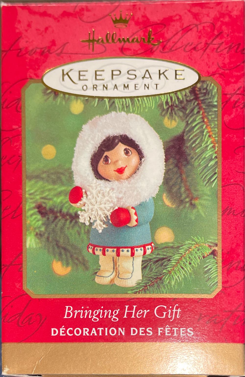 Bringing Her Gift - Keepsake Ornament (Eskimos) ornament collectible [Barcode 015012535884] - Main Image 4