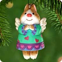 Celestial Bunny - Hallmark Miniature (Angel, Bunny, Mini) ornament collectible [Barcode 015012569629] - Main Image 2