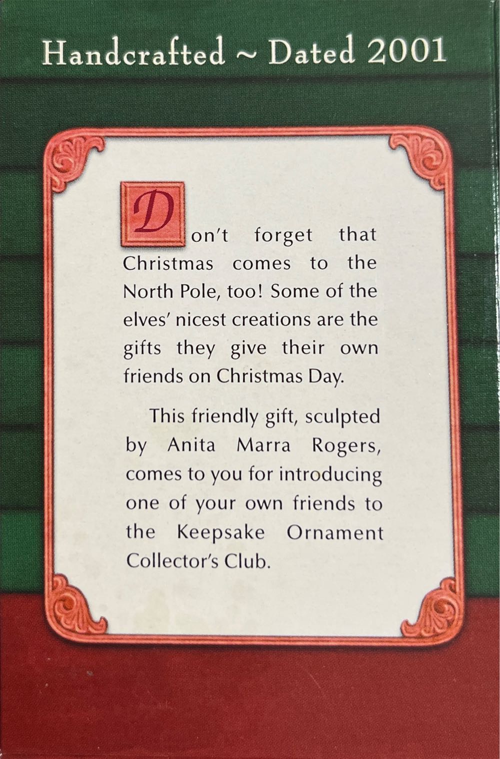 Gift For A Friend  ornament collectible - Main Image 2