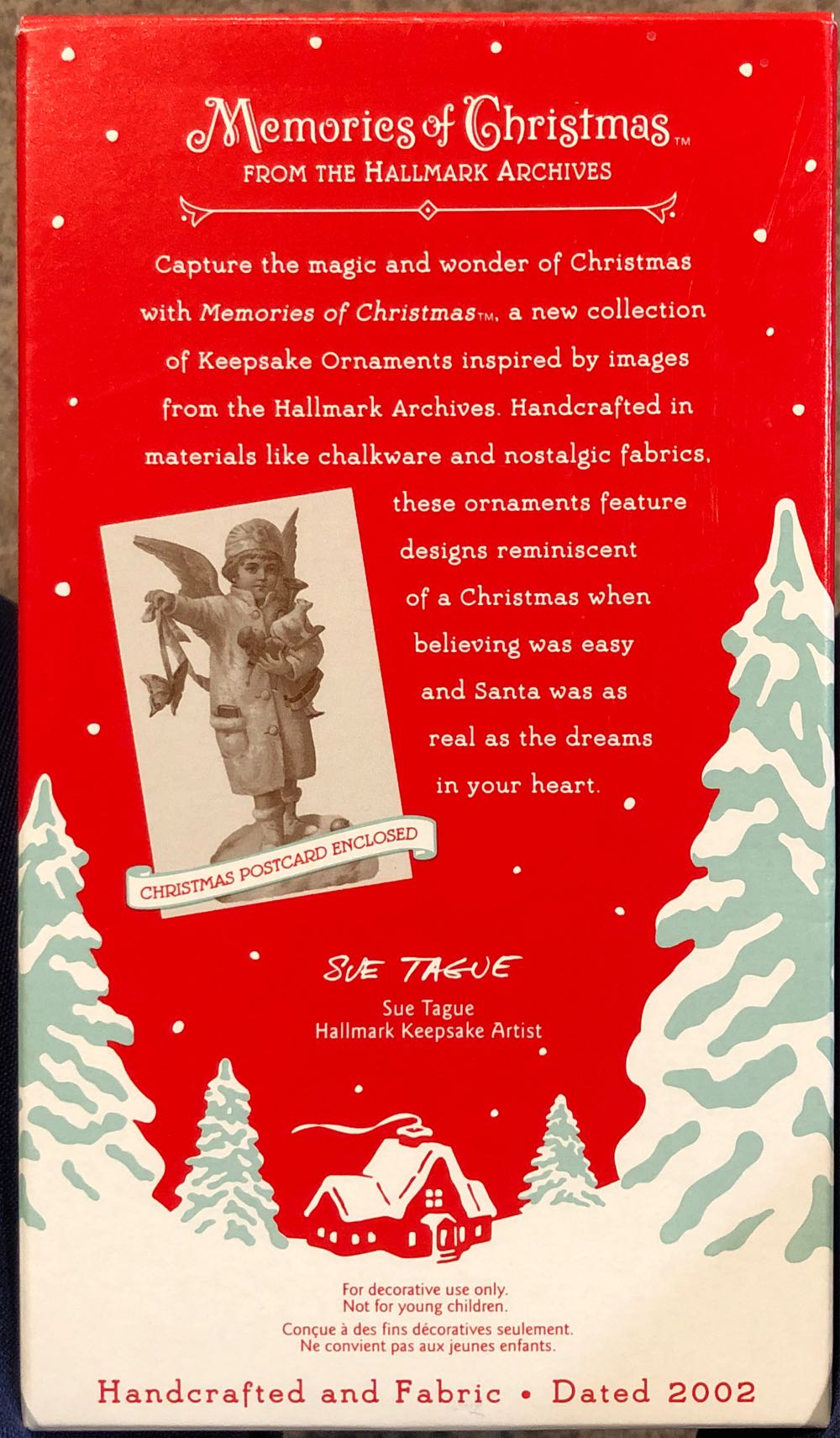 Memories Of Christmas Joyous Angel - Angel (Memories of Christmas) ornament collectible [Barcode 015012706154] - Main Image 2