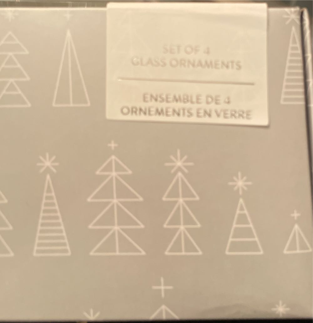 Teal Ombre Glass Balls (4)  ornament collectible - Main Image 3