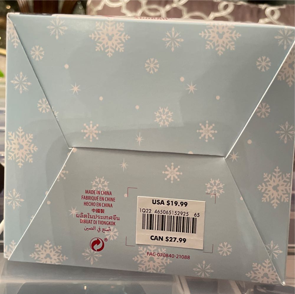 Mickey And Minnie Mouse Glass Drop Sketchbook - Mickey And Friends (Disney) ornament collectible [Barcode 465065152925] - Main Image 3