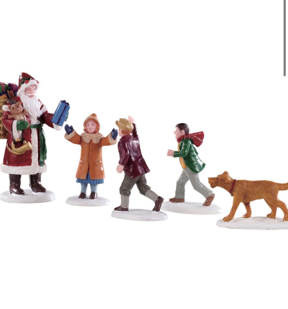 F Papa Christmas! Set Of 5 #92745 - General (Figurines) ornament collectible [Barcode 728162927453] - Main Image 2