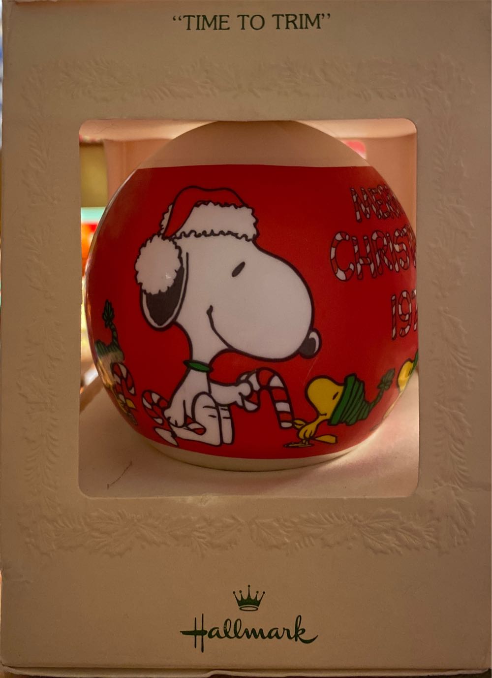 Peanuts Time To Trim  ornament collectible - Main Image 1