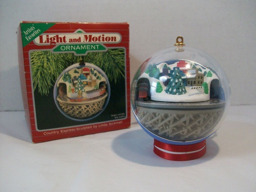 Country Express Train - Light And Motion (Lights and Motion) ornament collectible - Main Image 2