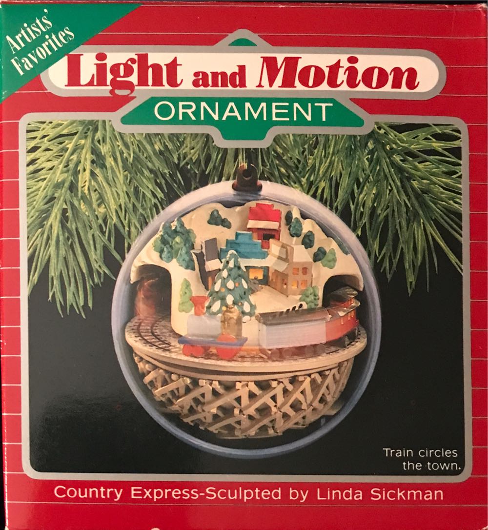 Country Express Train - Light And Motion (Lights and Motion) ornament collectible - Main Image 3