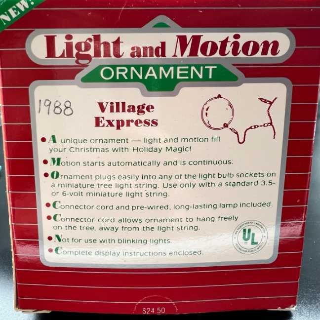 Village Express and Trainworks - Light And Motion (Lights and Motion) ornament collectible - Main Image 3
