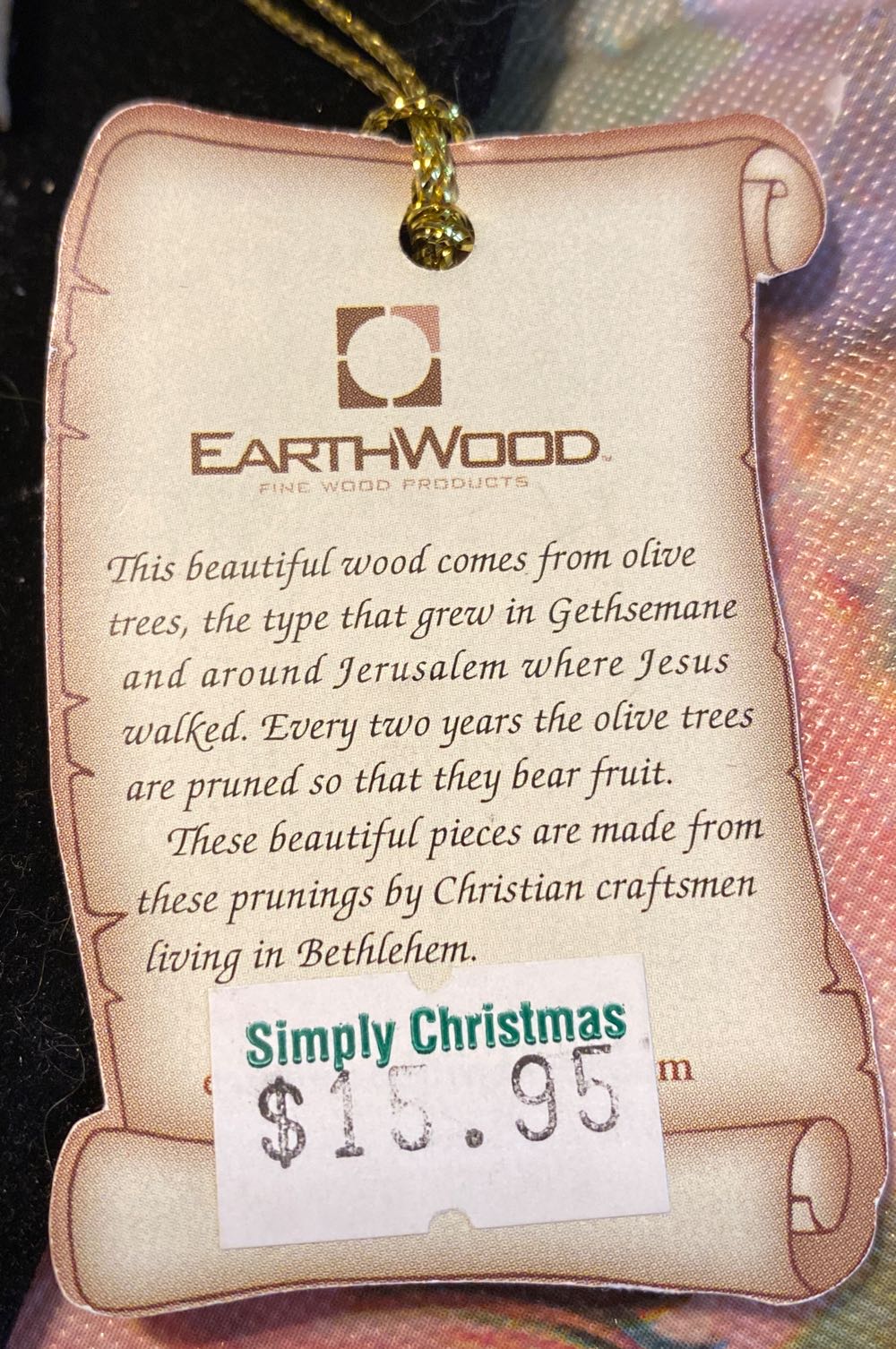 Estes Park Colorado - Tree  ornament collectible - Main Image 2
