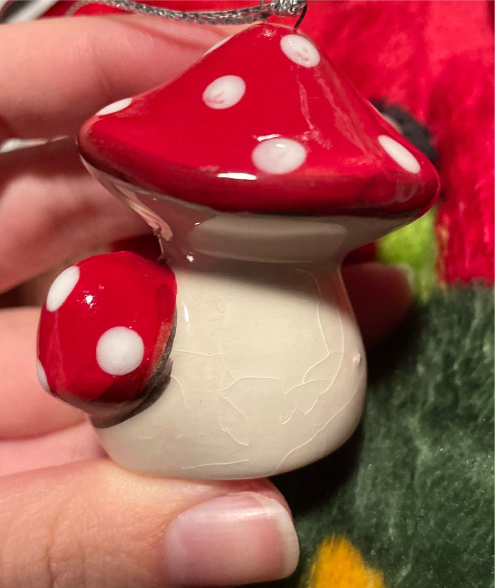 GNOMES - Ceramic Toadstool - Hobby Lobby  ornament collectible [Barcode 5375472] - Main Image 1