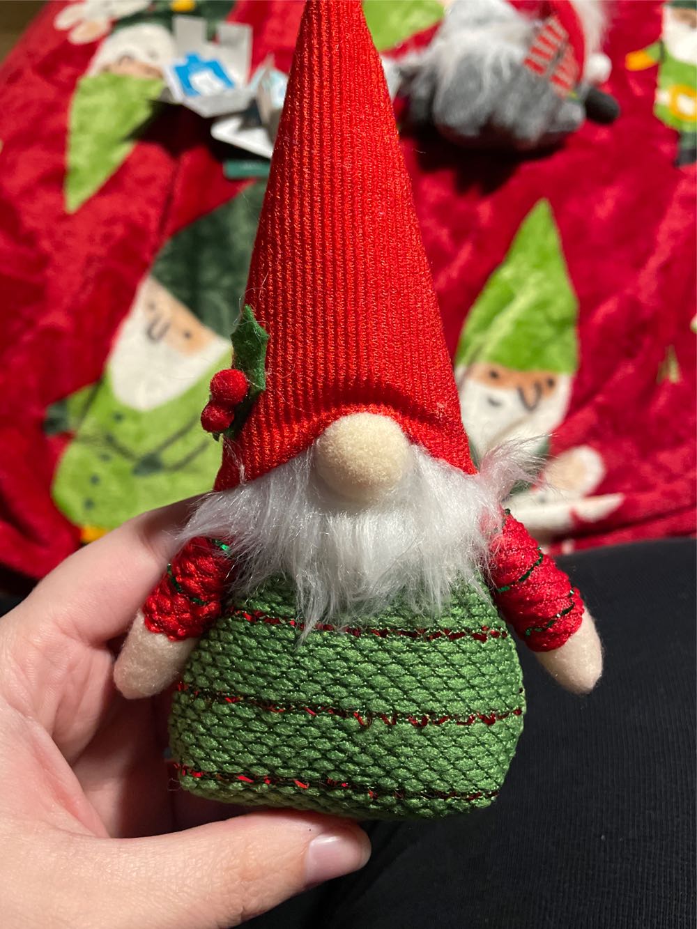 GNOMES - Holly Gnome, Man - Hobby Lobby  ornament collectible [Barcode 5375753] - Main Image 1