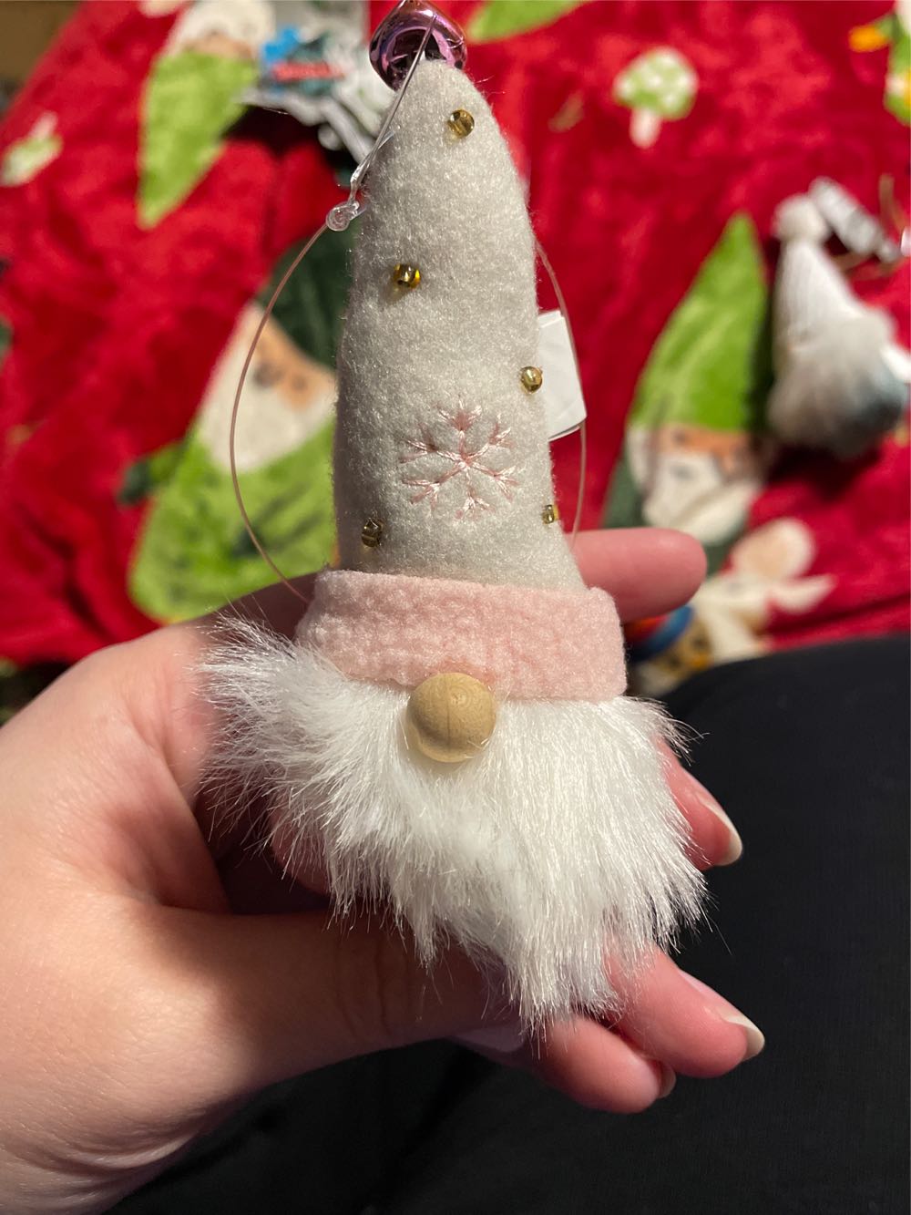 GNOMES - Winter Blush Gnome Pink Hat - Target  ornament collectible [Barcode 490510650817] - Main Image 1