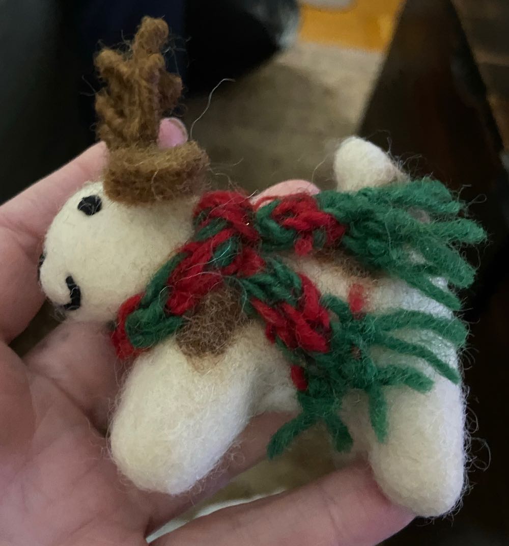 C&B Felt Dog  ornament collectible - Main Image 2