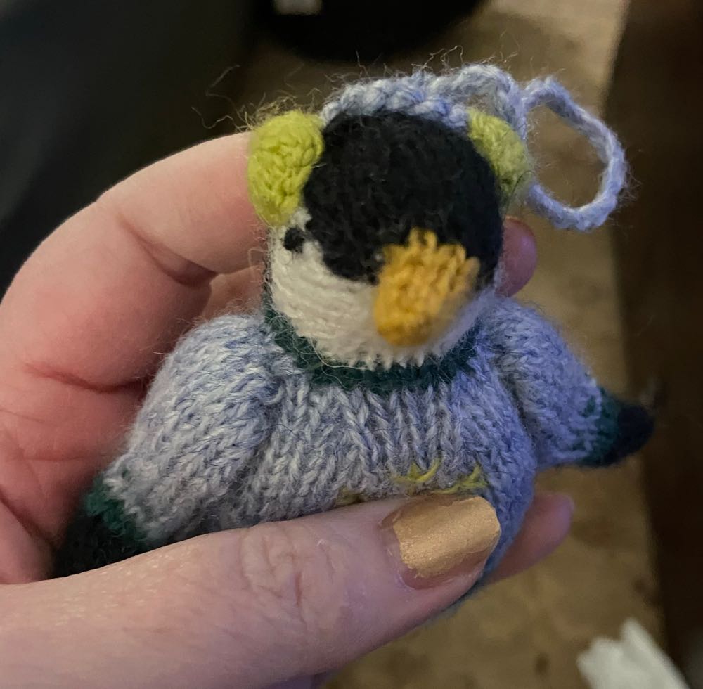 C&B Wool Sweater Penguin  ornament collectible - Main Image 3