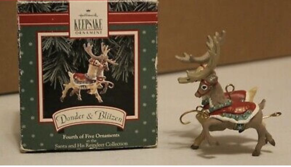 Rudolph Bell Ornament Bill