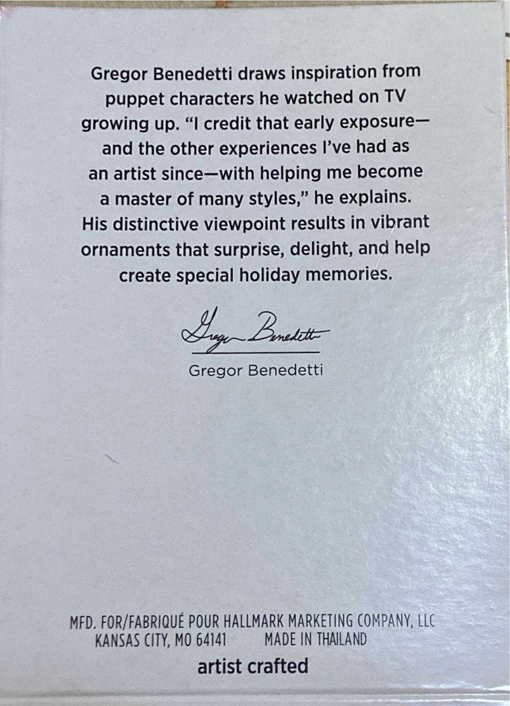 A Trumpeting Thank You - Hallmark Employee Gift (Toy Soldier) ornament collectible - Main Image 2