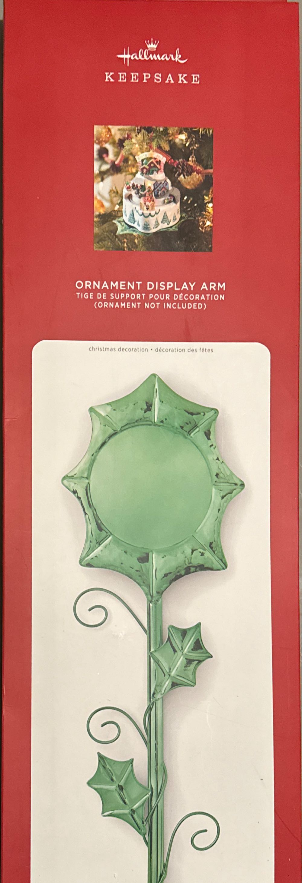 Hallmark Keepsake. Christmas. Ornament Display Arm. Christmas Tree Insert Metal. Have 2  (Ornament Display Arm) ornament collectible [Barcode 763795717149] - Main Image 2