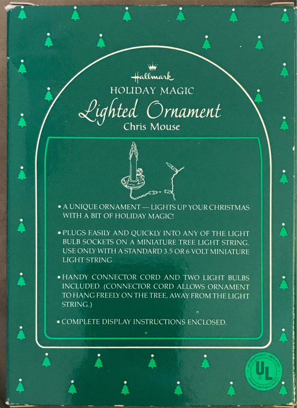 Chris Mouse #1 Holiday Magic 1985 - Chris Mouse Series (Chris Mouse) ornament collectible - Main Image 2