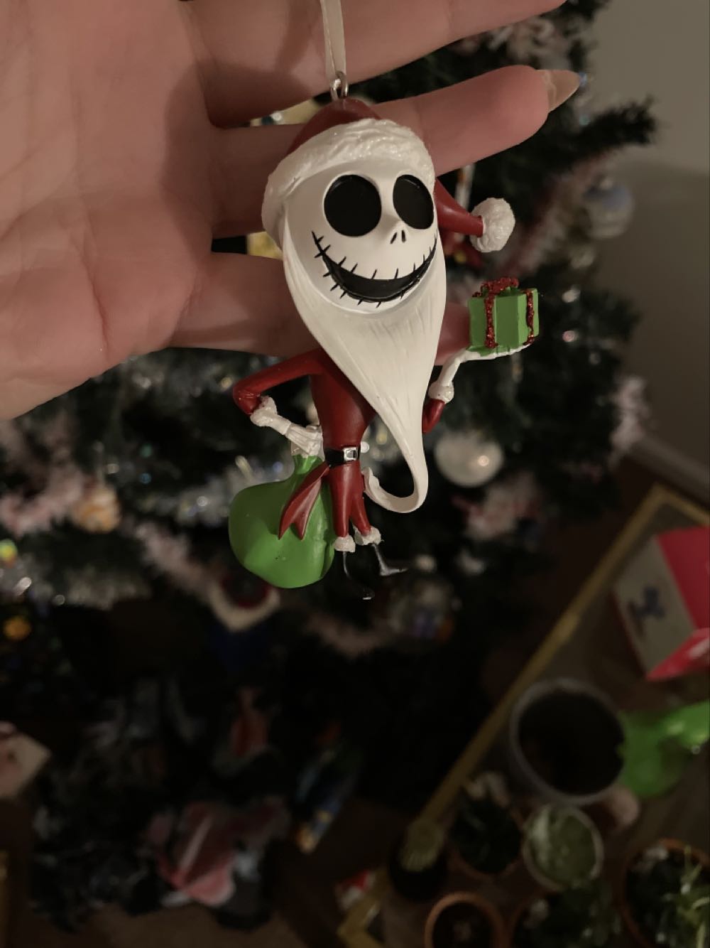 Jack Skellington In Santa Costume  ornament collectible - Main Image 2