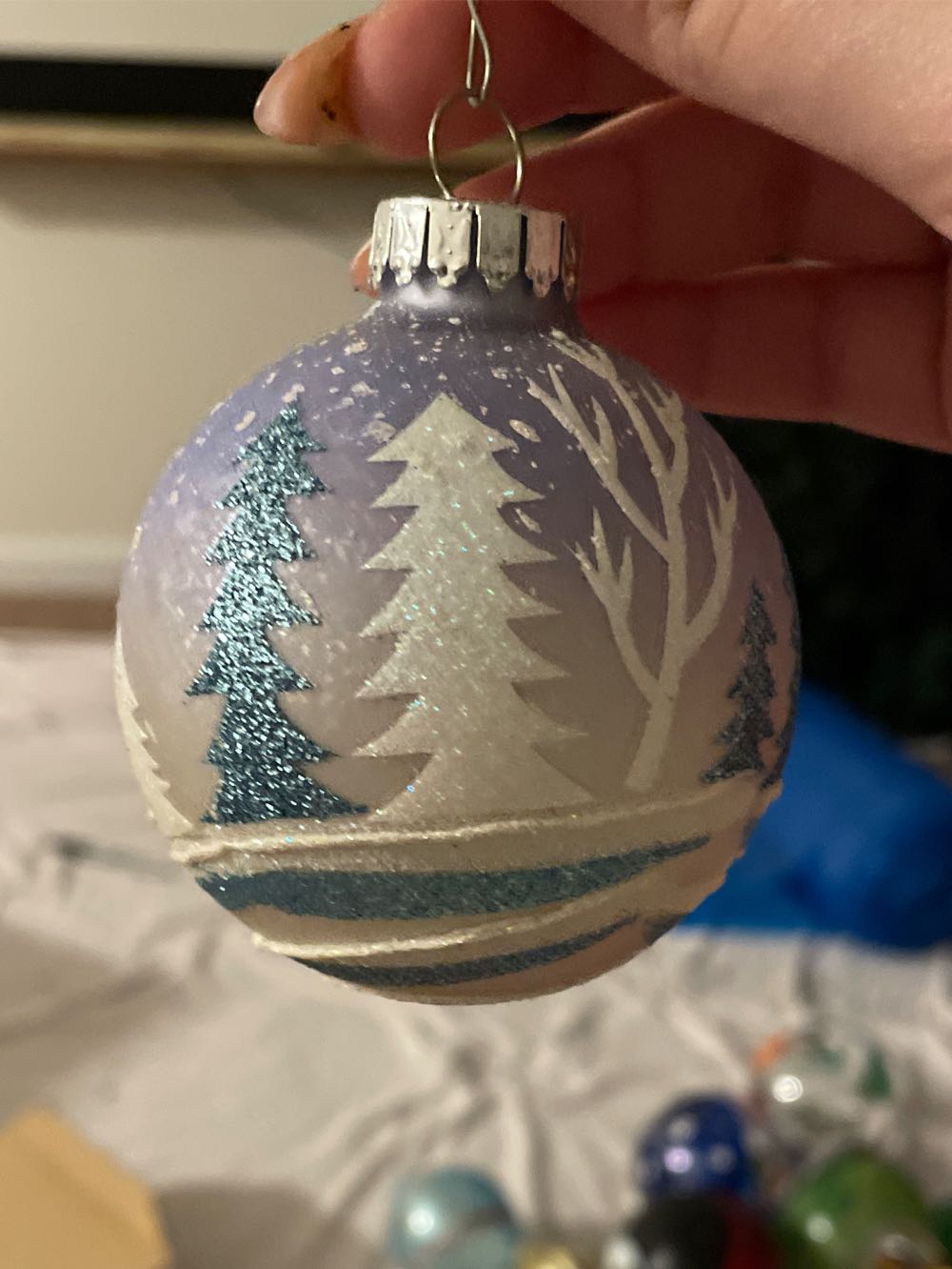 Winter Wonderland Scene  ornament collectible - Main Image 2