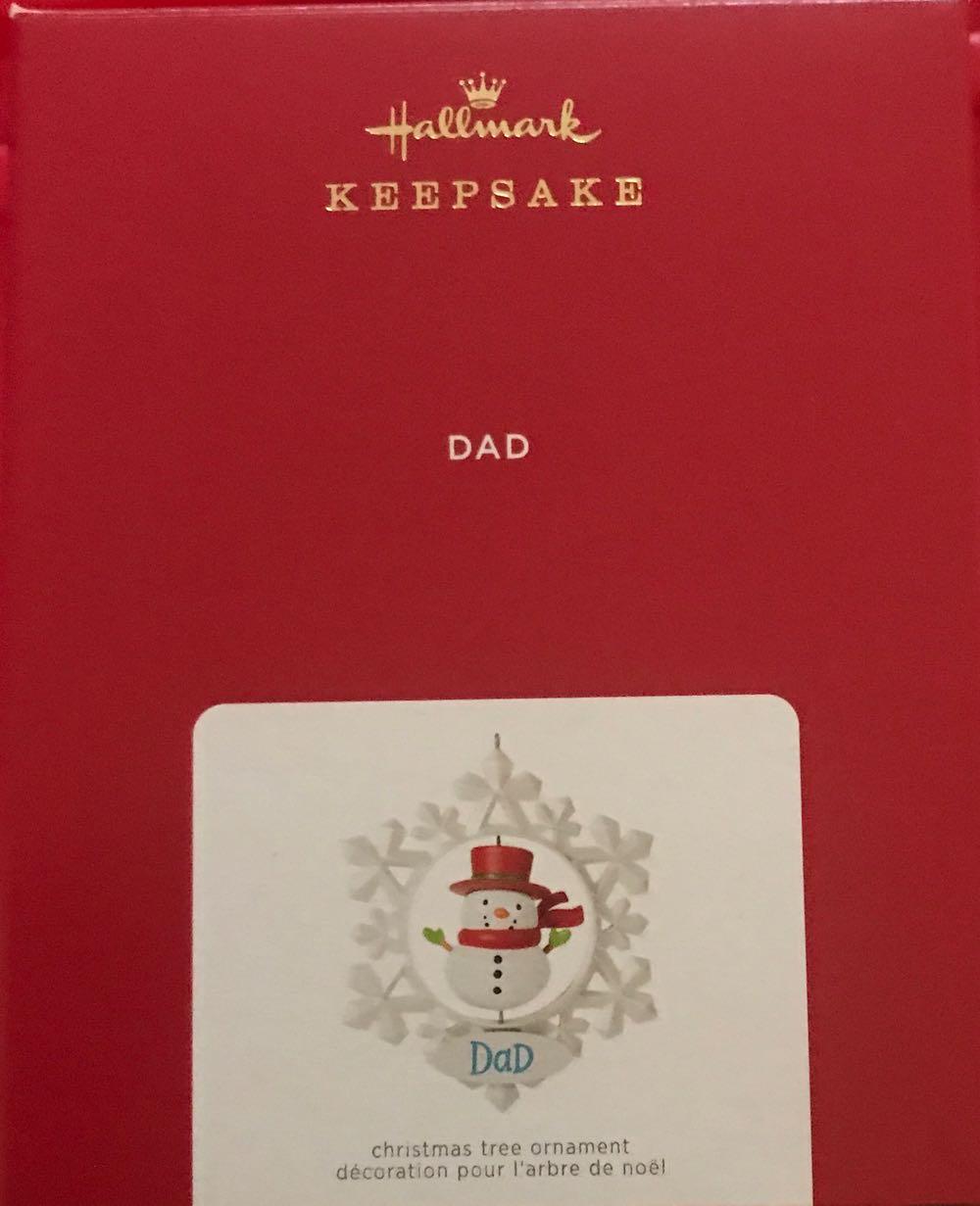 Snowflake Dad - Family (Family) ornament collectible [Barcode 763795658732] - Main Image 2