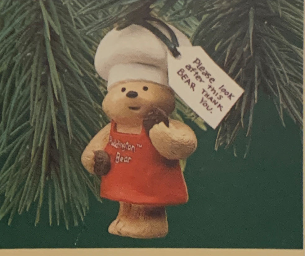 Paddington With Cookie  ornament collectible - Main Image 1