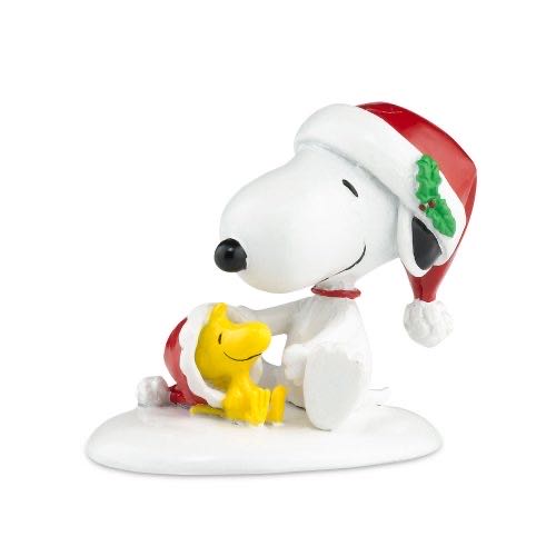 Happy Holidays - Peanuts Village (Snoopy & Woodstock) ornament collectible [Barcode 045544338134] - Main Image 1