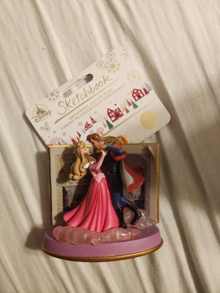 Aurora Sleeping Beauty New Disney Sketchbook Pink Dress Ornament Charm  ornament collectible [Barcode 464348054413] - Main Image 1