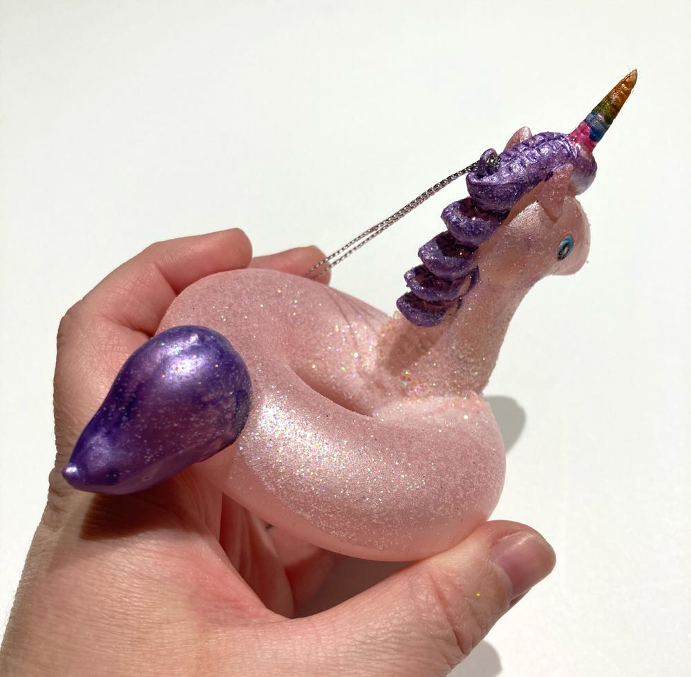 Unicorn Inflatable Pool Inner Tube  ornament collectible - Main Image 2