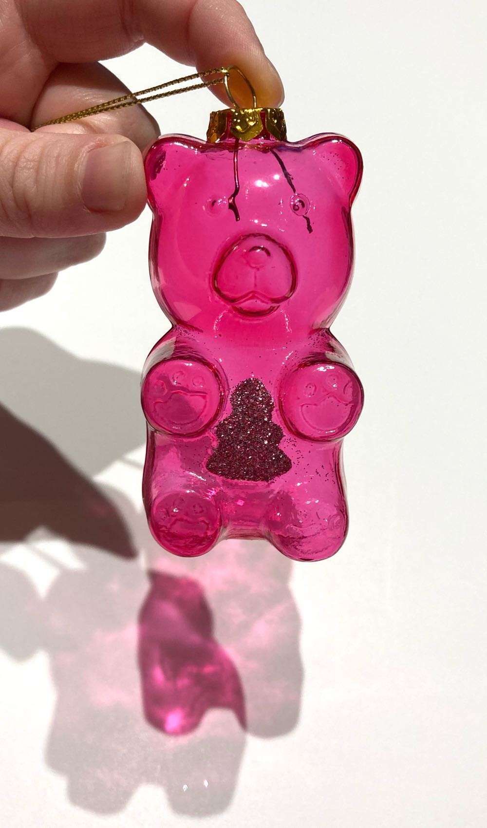Pink Gummy Bear  ornament collectible - Main Image 2