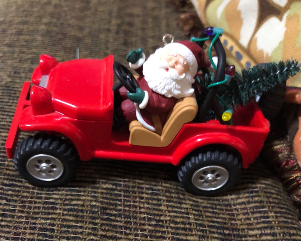 Here Comes Santa 1996  ornament collectible - Main Image 2