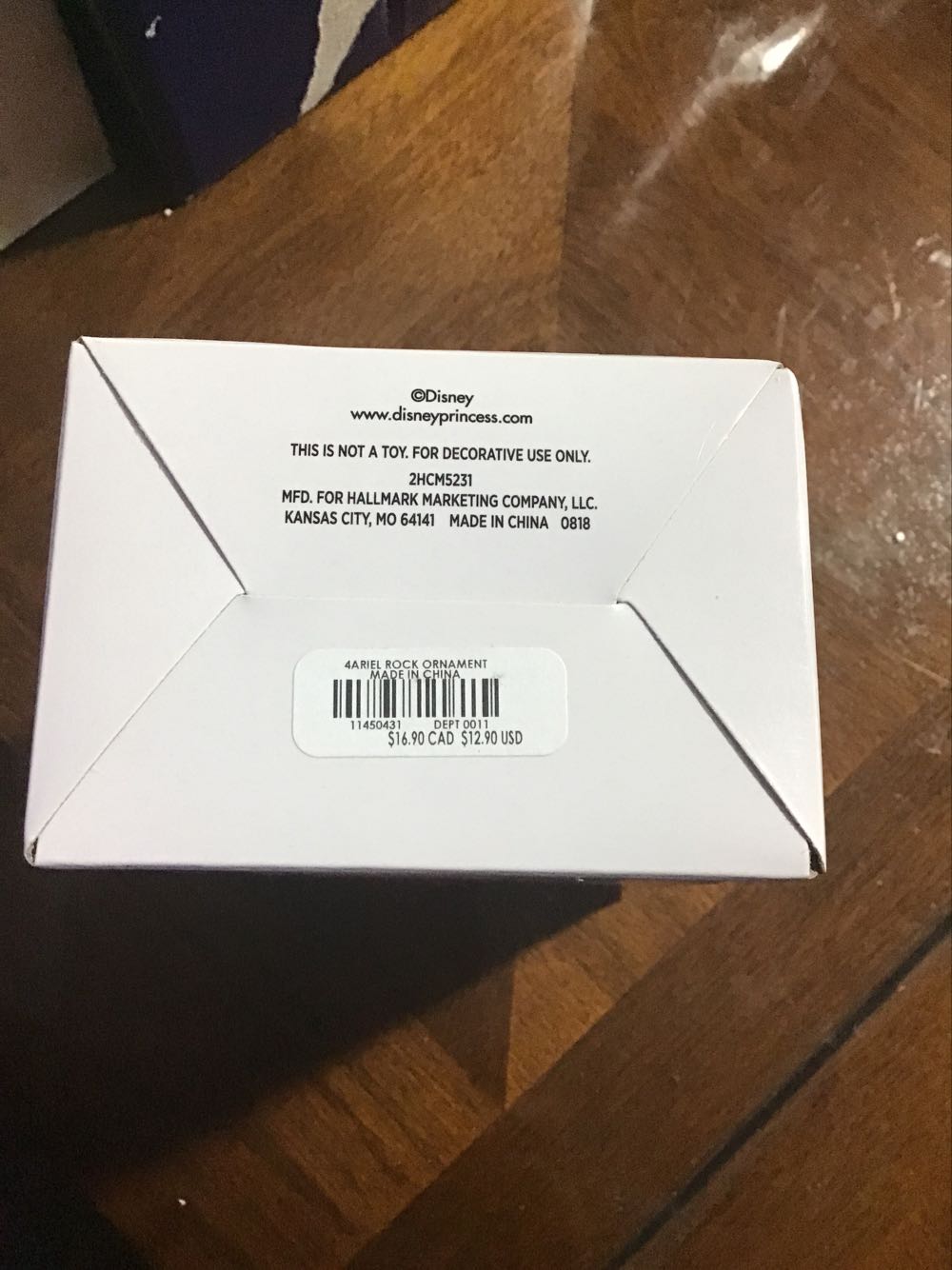 Hallmark: Disney The Little Mermaid Ariel  ornament collectible - Main Image 2