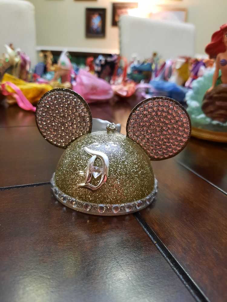 Disneyland Diamond ANNIVERSARY Ear HAT  ornament collectible [Barcode 400009098624] - Main Image 1