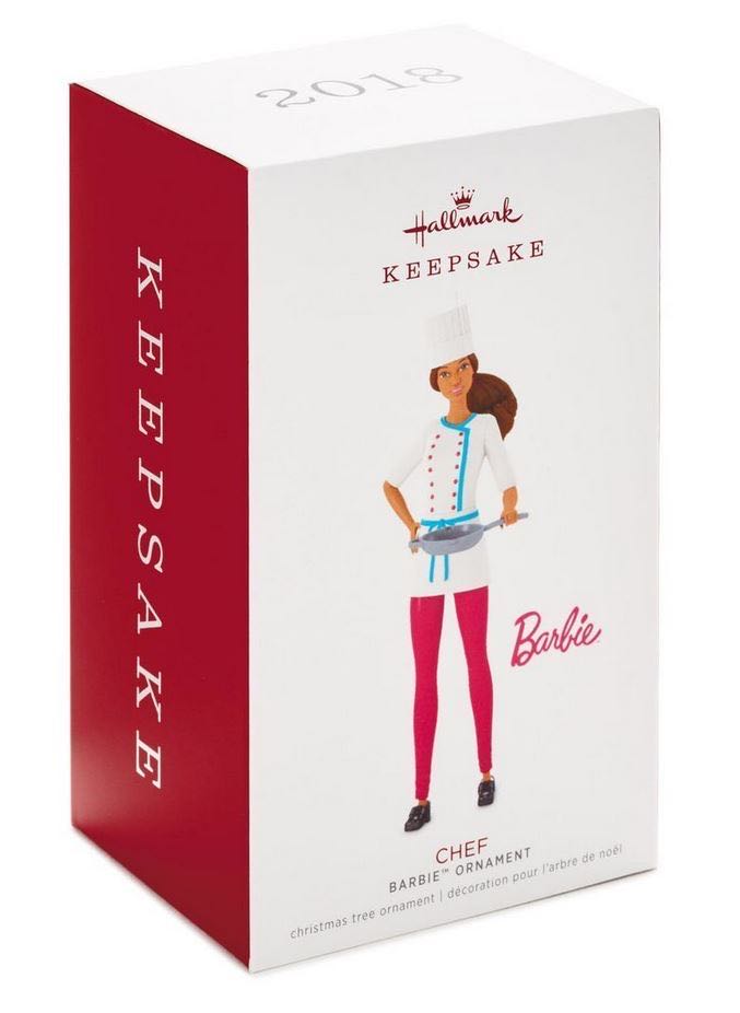 Barbie: Chef Barbie Ornament - Barbie (Barbie) ornament collectible [Barcode 763795300617] - Main Image 3