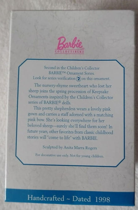 Barbie: Little Bo Peep 1998 #2 - Children’s Collector Series (Barbie) ornament collectible - Main Image 3