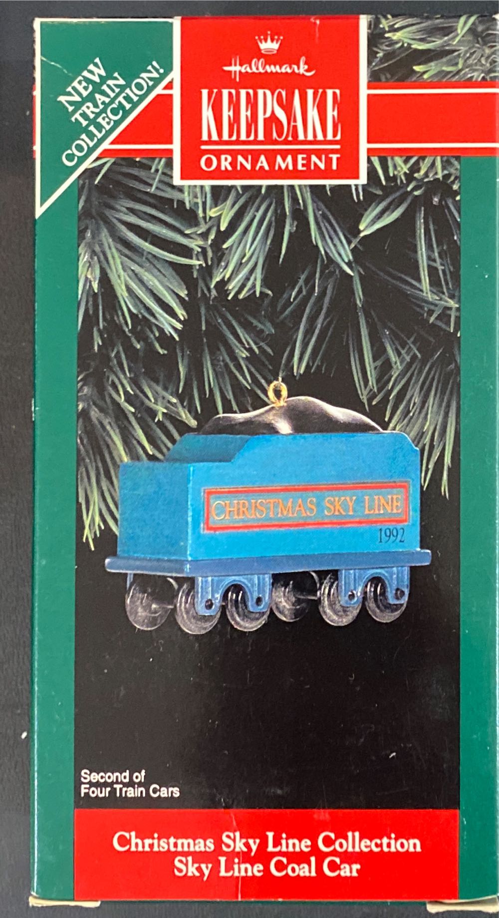 Sky Line Locomotive(2), Coal, Stock, Caboose - Christmas Sky Line Collection (Trains) ornament collectible [Barcode 070000027451] - Main Image 2