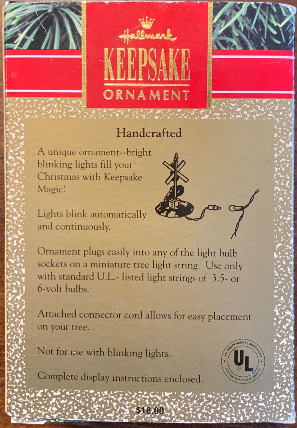 Deer Crossing  ornament collectible [Barcode 070000027536] - Main Image 2