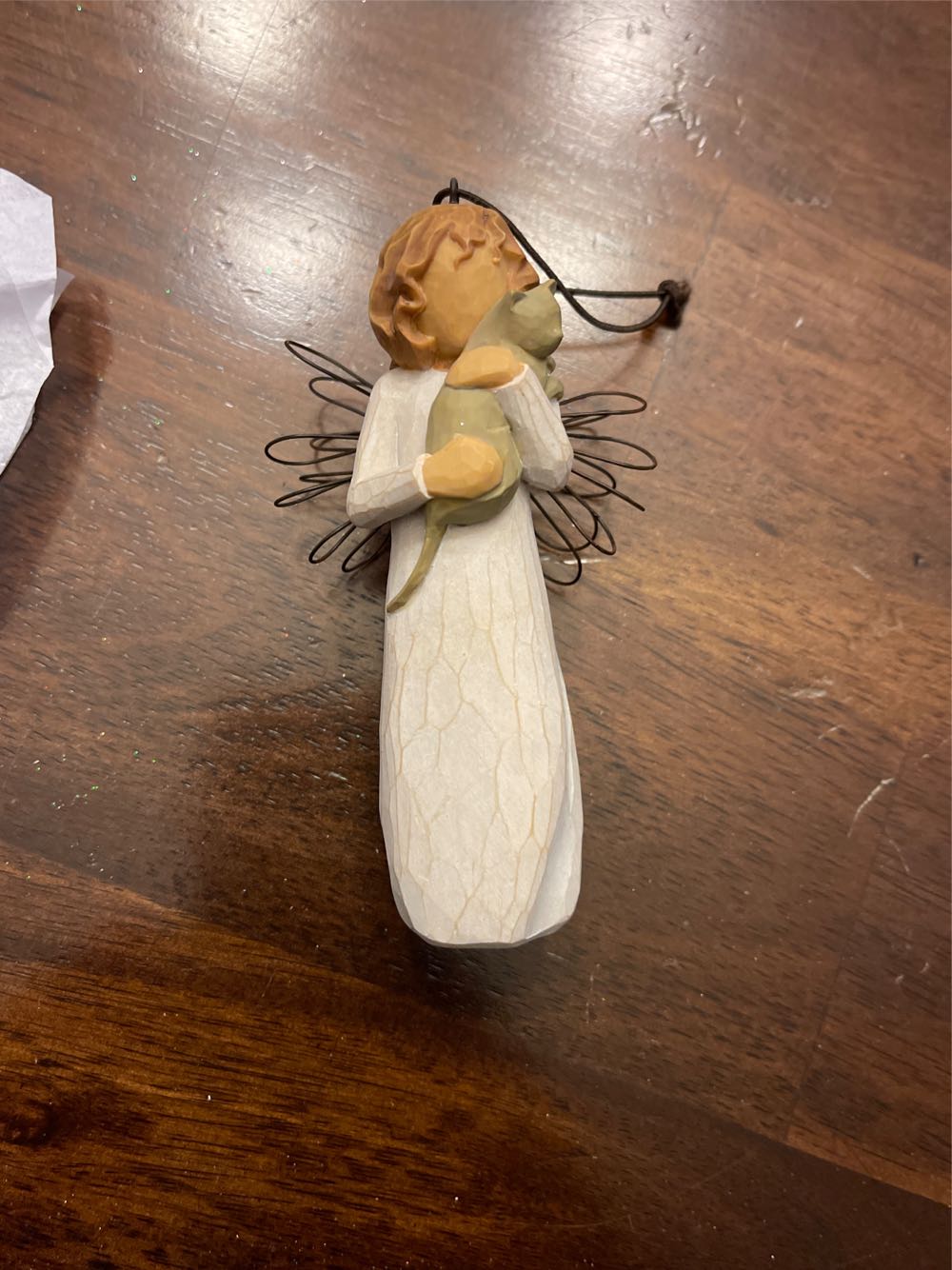 Glass Goblet with Wreath