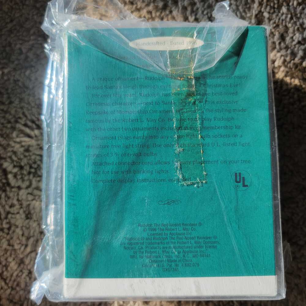 Rudolph The Red Nosed Reindeer  ornament collectible - Main Image 2