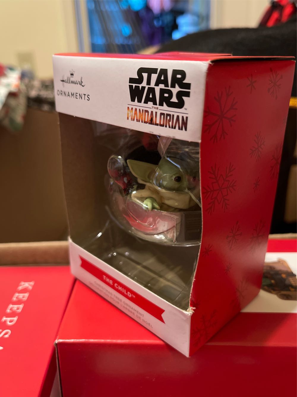 Hallmark Christmas Ornament Disney Star Wars The Child Yoda ...  ornament collectible [Barcode 763795753321] - Main Image 2