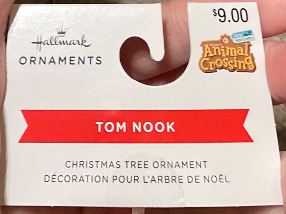 Hallmark Nintendo Tom Nook Christmas Tree Ornament ...  ornament collectible [Barcode 763795736829] - Main Image 2