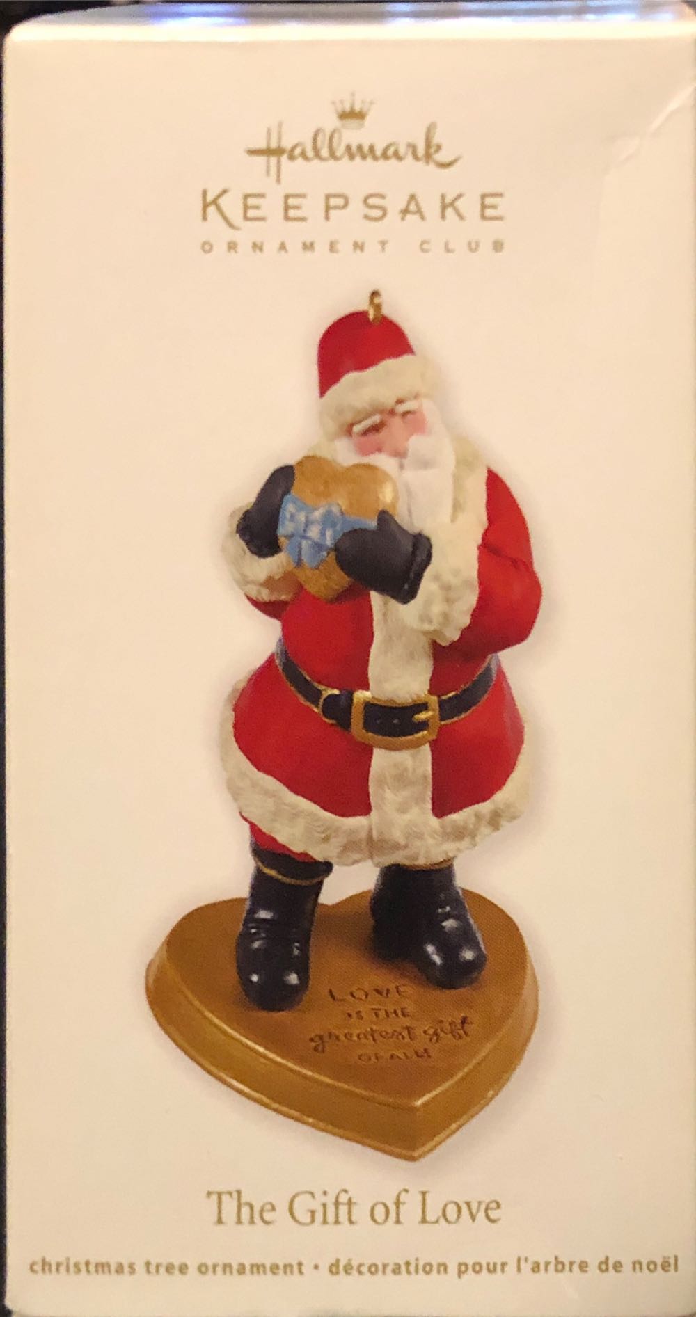 The Gift Of Love - KOC CLUB EXCLUSIVE (Santa) ornament collectible [Barcode 795902228149] - Main Image 2