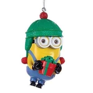 Despicable Me Minions Bob Present Holiday Ornament  ornament collectible [Barcode 086131434327] - Main Image 1
