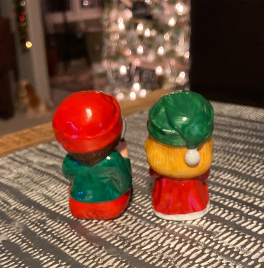 Christmas. Salt & Pepper. Elves.  ornament collectible - Main Image 3