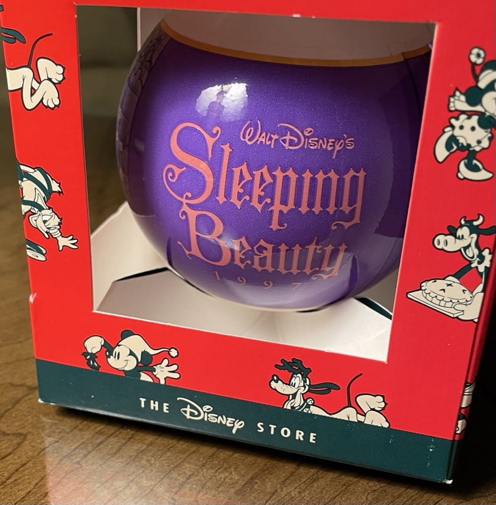 Sleeping Beauty 1997 Glass Ball  ornament collectible - Main Image 2