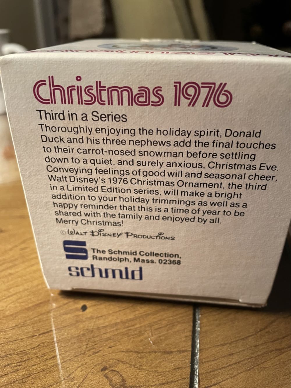 Donald Duck And Nephews Christmas 1976  ornament collectible - Main Image 3