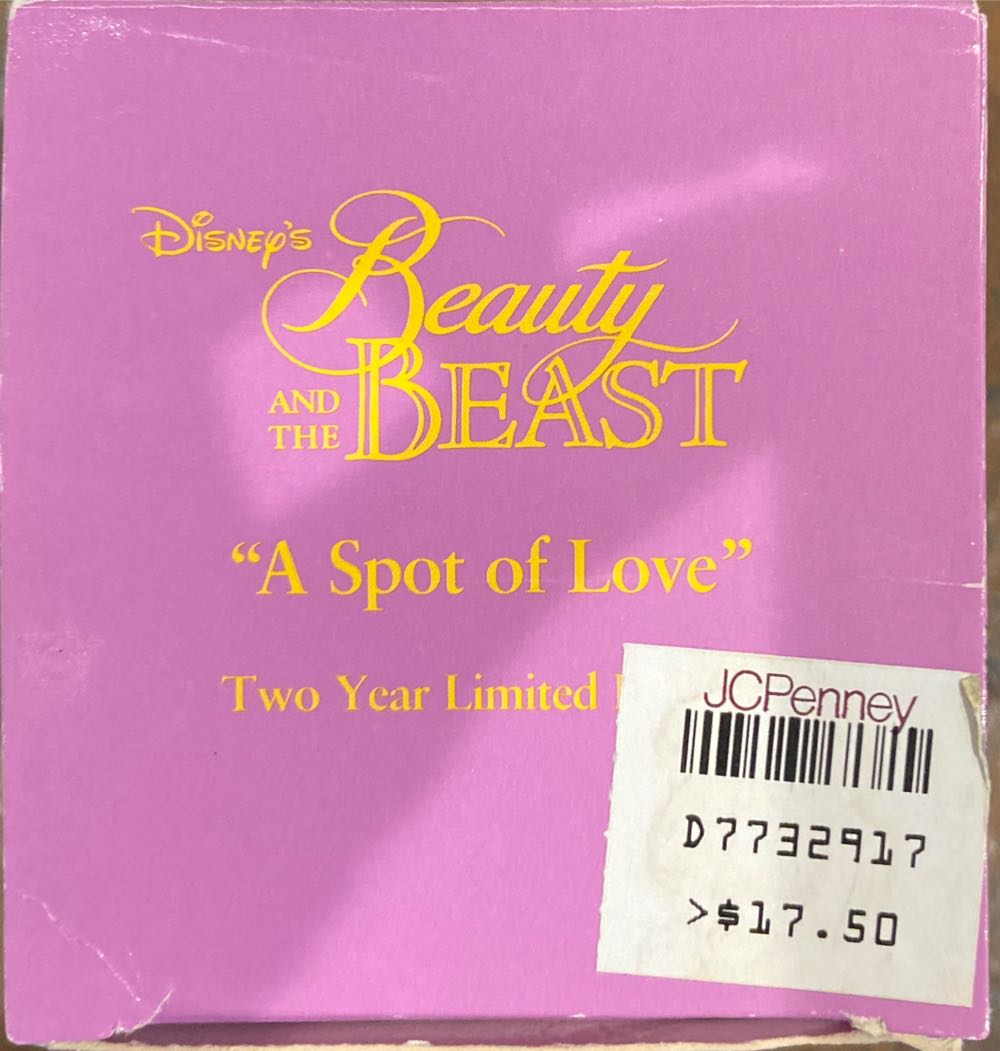 Beauty and The Beast A Spot Of Love - Enesco Christmas Ornament (Disney’s beauty and the beast) ornament collectible [Barcode 045544126557] - Main Image 3