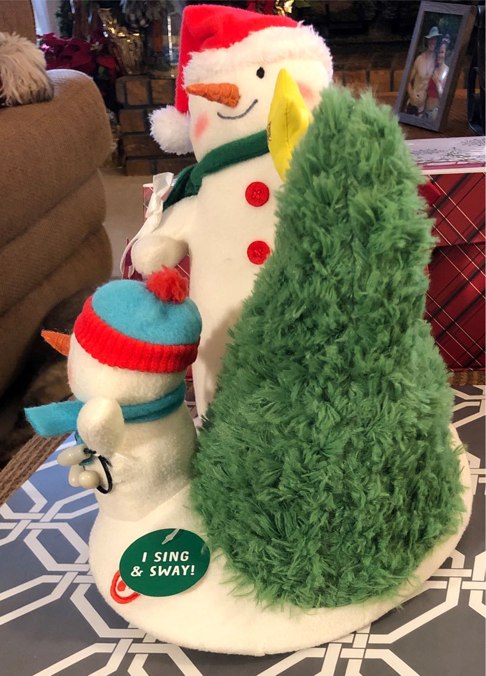 Tangled Up In Christmas Techno Plush Jingle Pals Snowmen - Jingle Pals (Snowmen) ornament collectible [Barcode 763795749485] - Main Image 3